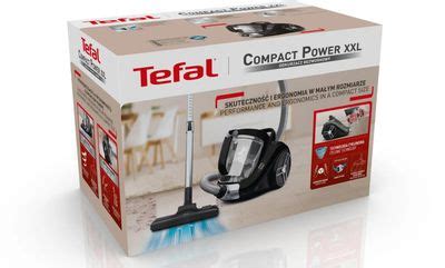 Пылесос Tefal Compact Power XXL TW4825EA, 550Вт, черный/черный ...