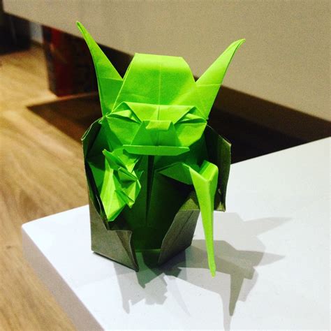 Yoda Origami Paper Origami Yoda Star Wars By Shterevihandmade