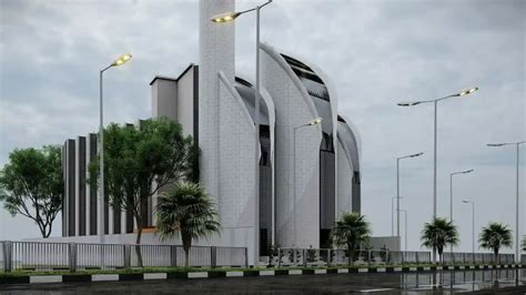 Keren Masjid Rancangan Ridwan Kamil Mulai Berdiri Di Gaza Warga