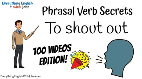 To Shout Out Learn Phrasal Verbs Through Stories English Practice