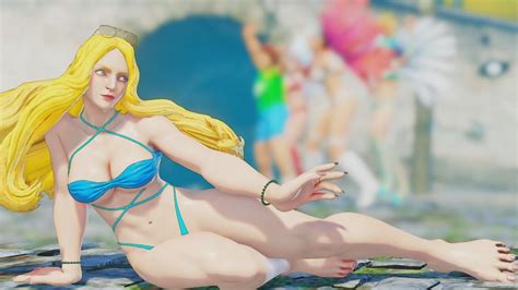 SF5 PC MODS KOLIN BIKINI BAREFOOT Vs CHUN LI ALPHA COSTUME STREET