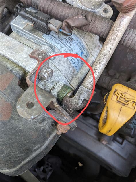 A/C compressor leaking from here, how to fix? : r/MechanicAdvice