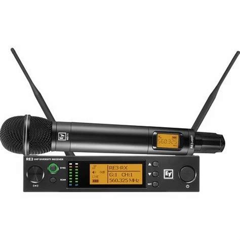 Electro Voice Wireless Handheld Microphone System With Nd Model Name