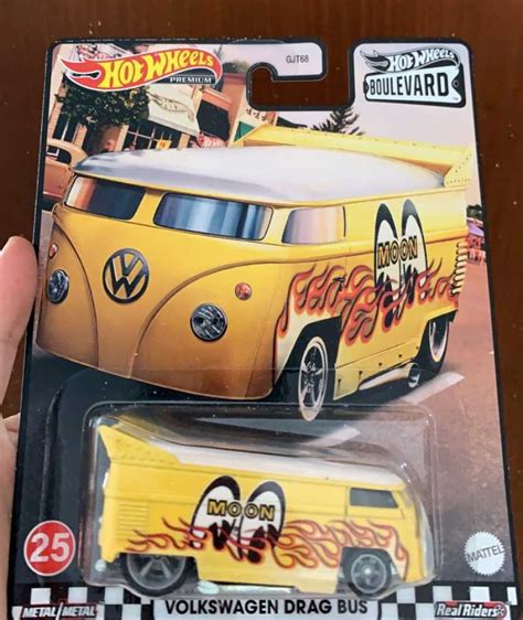 Promo Hot Wheels Volkswagen Drag Bus Boulevard Moon Eyes Diskon 23 Di