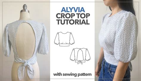 Alyvia Puff Sleeve Top Tutorial With Sewing Pattern Sewing Patterns