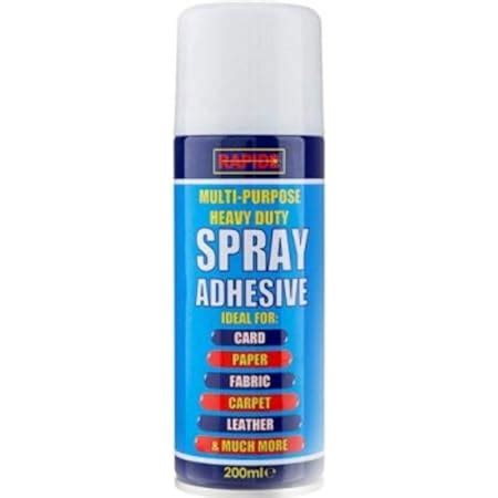 1 X 200ml Rapide Multi Purpose Heavy Duty Spray Adhesive Glue For