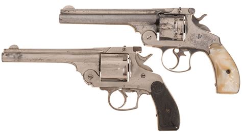 Two Antique Double Action Revolvers Rock Island Auction