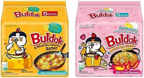 Amazon Samyang Buldak Hot Spicy Chicken Flavor Ramen Korean Stir Fried Instant Package