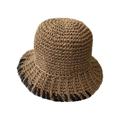 56 58cm Hat Circumference Straw Hat Female Sunscreen Beach Sun Hat