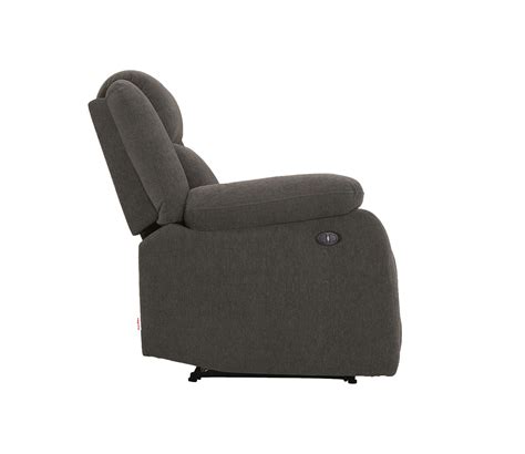 Buy Avalon Fabric Seater Motorized Recliner Chair Grey Online In