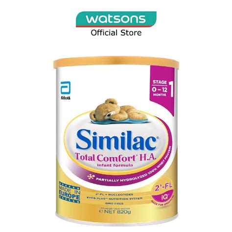 Similac Total Comfort Infant Formula 2fl Eyeq Stage 1 For 0 To 12mths