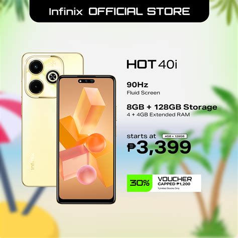 Infinix Hot I Up To GB GB HD Hz Display Year Local Warranty Shopee