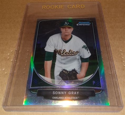 Sonny Gray Bowman Chrome Mini Refractor Cc Oa Rc Rookie Oakland