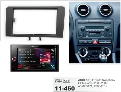 Bol 2 Din Radio Audi A3 8P Pioneer