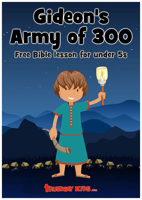 Gideon s army of 300 free bible lesson for kids – Artofit