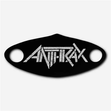 Anthrax Band Face Mask, Anthrax Logo Face Mask – Metal Band T-Shirt ...