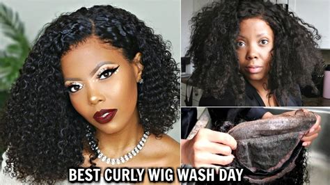 Wash Day Miracle How To Wash Curly Lace Wig Restore Curls Re