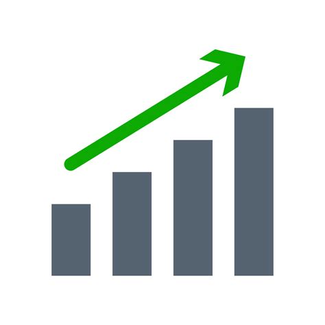 Increasing Stocks Icon Growing Graph Bar Chart Png