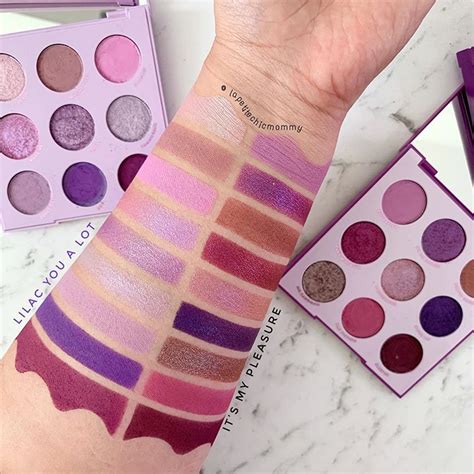 Lilac You A Lot Colourpopcosmetics Swatches And Comparison Vs Its