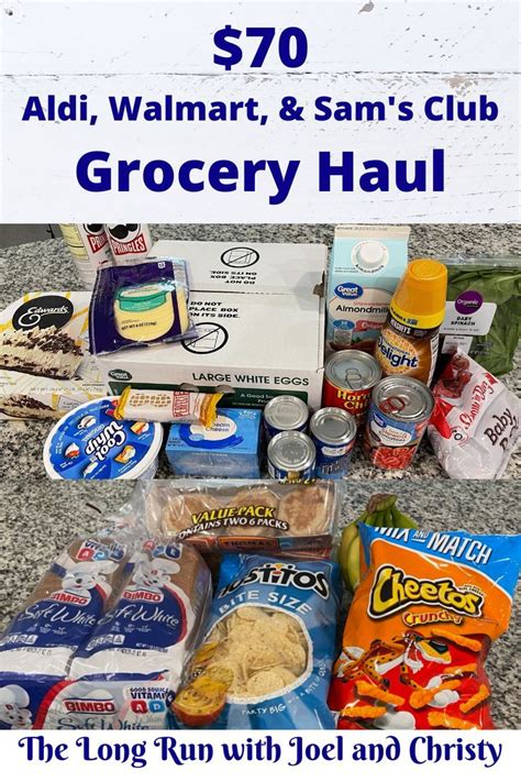 An Ad For Grocery Haul With The Words 70 And It S Full Of Groceries