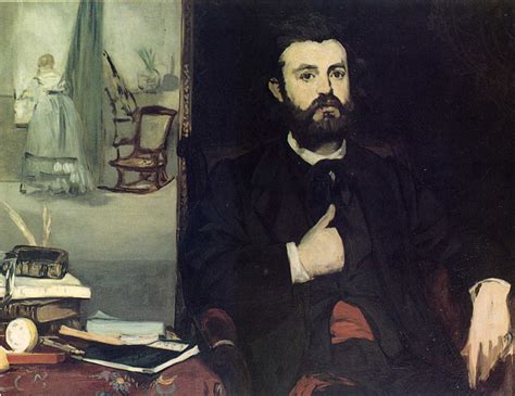 Portrait Of Zacharie Astruc Paris France By Edouard Manet