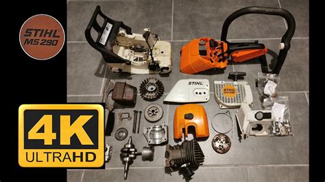 4K Complete Rebuild Cylinder Piston Stihl MS 290 English