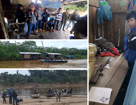 PANDO AJAM INTERVIENE ACTIVIDAD DE MINERÍA ILEGAL EN RÍO ORTHON HAY