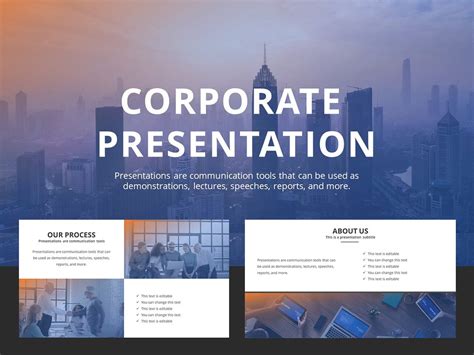 Free Company Profile PowerPoint Template