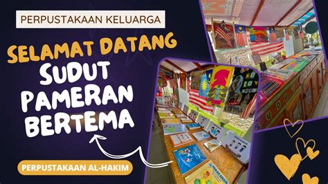 Sudut Pameran Bertema Perpustakaan Keluarga Homelibrary Perpustam