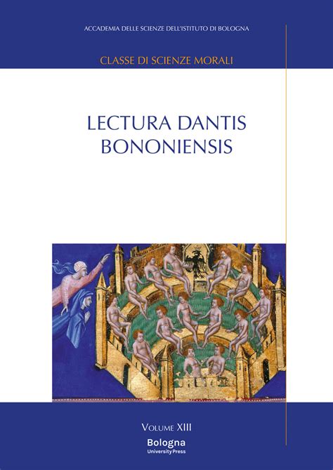 Lectura Dantis Bononiensis XIII BUP Bologna University Press La