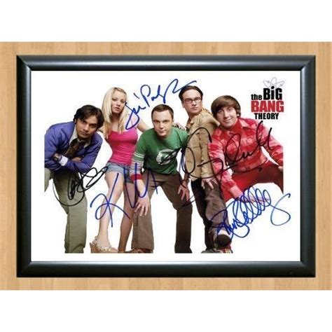 The Big Bang Theory Signed Autographed Photo Poster Print Memorabilia A4 Size On Ebid United