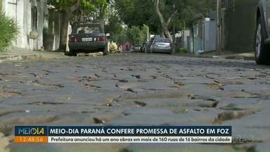 Meio Dia Paraná Foz do Iguaçu Meio Dia Paraná confere se promessa