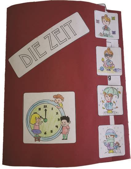 Lapbook Zeit Lernheft Lapbook Vorlagen Schule