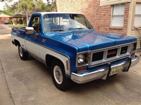 1976 Gmc Sierra Classic 1500 Swb 350 Ci Auto Pspb Runs And Drives