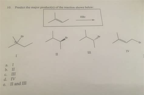 Solved Predict The Product Of The Reaction Shown And Vrogue Co