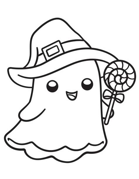 Coloriage Petit Fant Me D Halloween Dessin Gratuit Imprimer