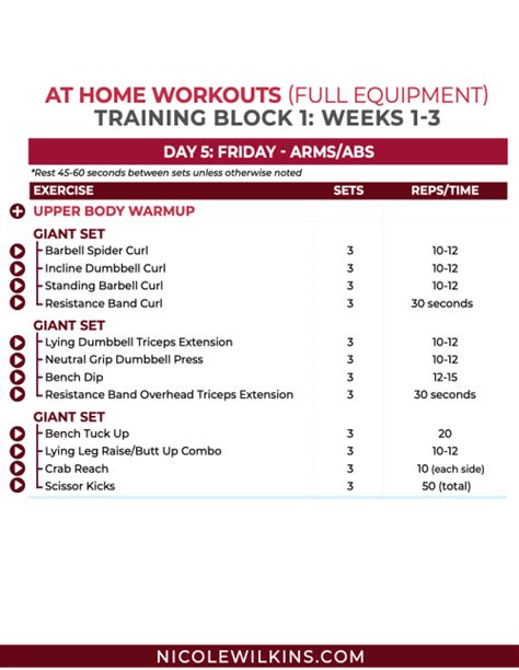 40 Day Buns And Guns Challenge Workout Preview Nicole Wilkins