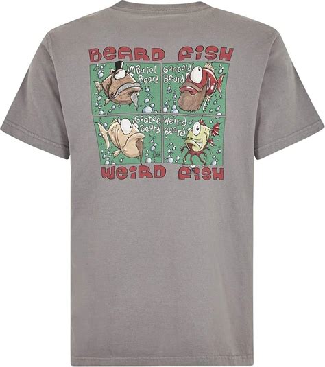 Weird Fish Beard Fish T Shirt Amazonde Bekleidung