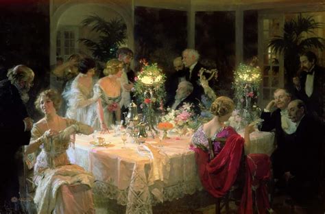 Solve The Dinner Party Jules Alexandre Gr N French Jigsaw