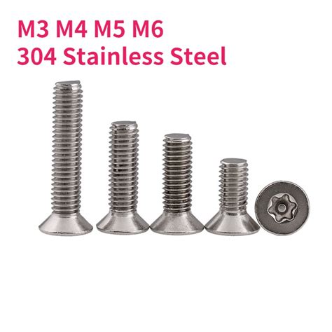 M M M M Stainless Steel Flat Countersunk Head Torx With Pin