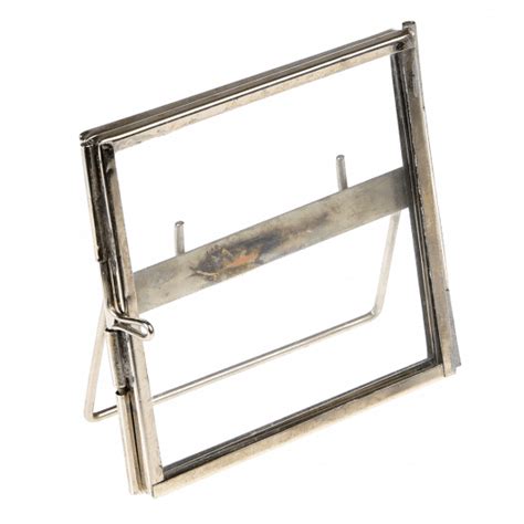 ﻿standing Brass Frame In Silver 8x8cm ﻿rex London