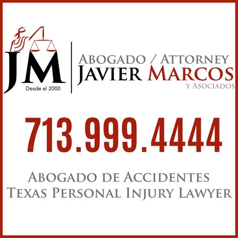 Personal Injury Lawyer Sugar Land Attorney Javier Marcos