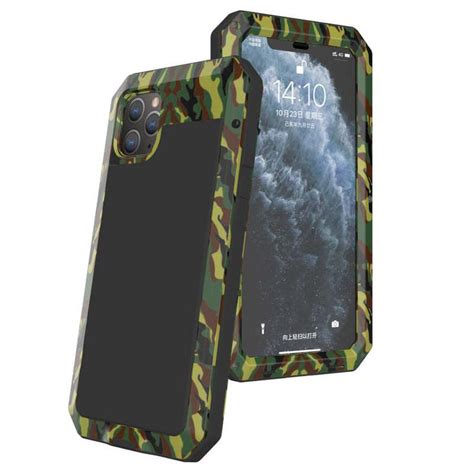 Waterproof Shockproof Aluminum Gorilla Glass Metal Case For Iphone