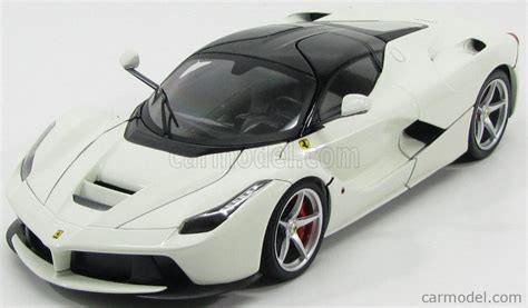 MATTEL HOT WHEELS BLY54 Escala 1 18 FERRARI LAFERRARI 2013 WHITE