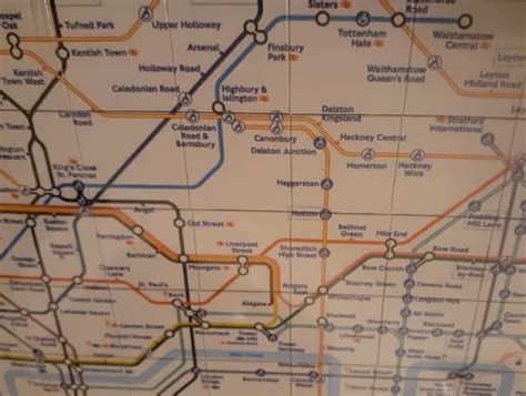 Iman Para Heladera Metro Subte Londres Mapa 50 Piezas En Venta En