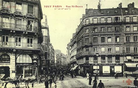 Paris Rue Saint Denis Paris Ier Arr Cartes Postales Anciennes