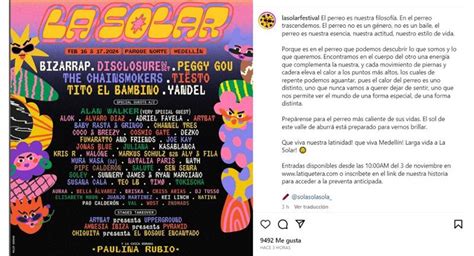 Festival La Solar 2024 tendrá importantes invitados de talla