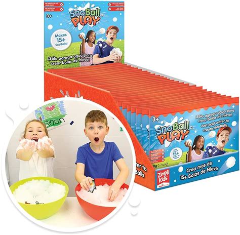 24 X Snoball Play From Zimpli Kids Turns Water Into Snow Childrens