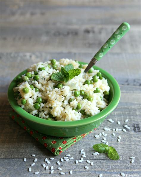 Risotto Aux Petits Pois La Menthe Et Au Parmesan