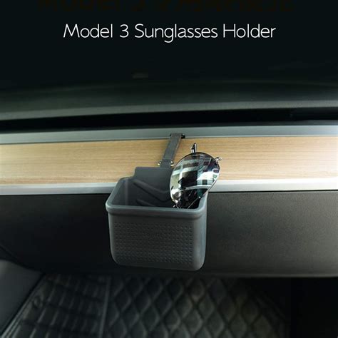 Tesla Mode 3 Model Y Air Vent Organizer Sunglasses Holder Cell Phone